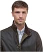Men's Barbour Hereford Waxed Jacket - Olive