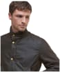 Men's Barbour Hereford Waxed Jacket - Olive