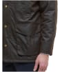 Men's Barbour Hereford Waxed Jacket - Olive