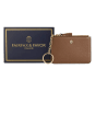 Fairfax & Favor Mini Keyring Purse - Tan