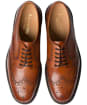  Men's Loake Chester Brogue Derby Shoe - Mahogany