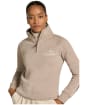 Women's Holland Cooper Sports Club Quarter Zip Sweat - Latte Marl