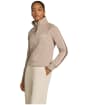Women's Holland Cooper Sports Club Quarter Zip Sweat - Latte Marl