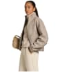 Women's Holland Cooper Sports Club Quarter Zip Sweat - Latte Marl