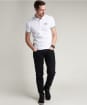 Men's Barbour International Essential Tipped Polo Shirt - White
