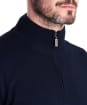 Men’s Barbour Gamlan Half Zip Sweater - Navy