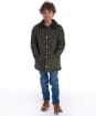Boy's Barbour Liddesdale Quilted Jacket, 2-9yrs - Dark Olive
