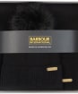 Women's Barbour International Mallory Beanie & Scarf Gift Set - Black