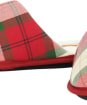 Men’s Barbour Young Mule Slippers - BERRY RED TARTAN