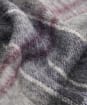 Barbour Tartan Merino Cashmere Wool Scarf - Black Slate Tartan
