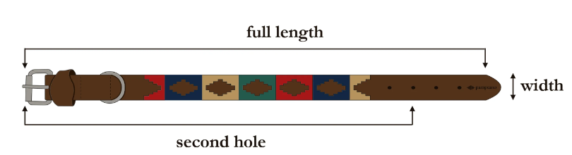 Pampeano Size Guide