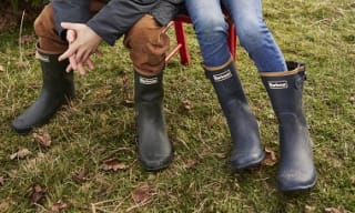 Kids Barbour Wellies