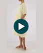 Women's Barbour Edis Dress - White / Sunrise Yellow