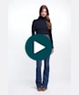 Women's Holland Cooper High Rise Flared Jeans - Denim