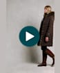 Women's Holland Cooper Chamonix Quilted Coat - Heraldic Chocolate